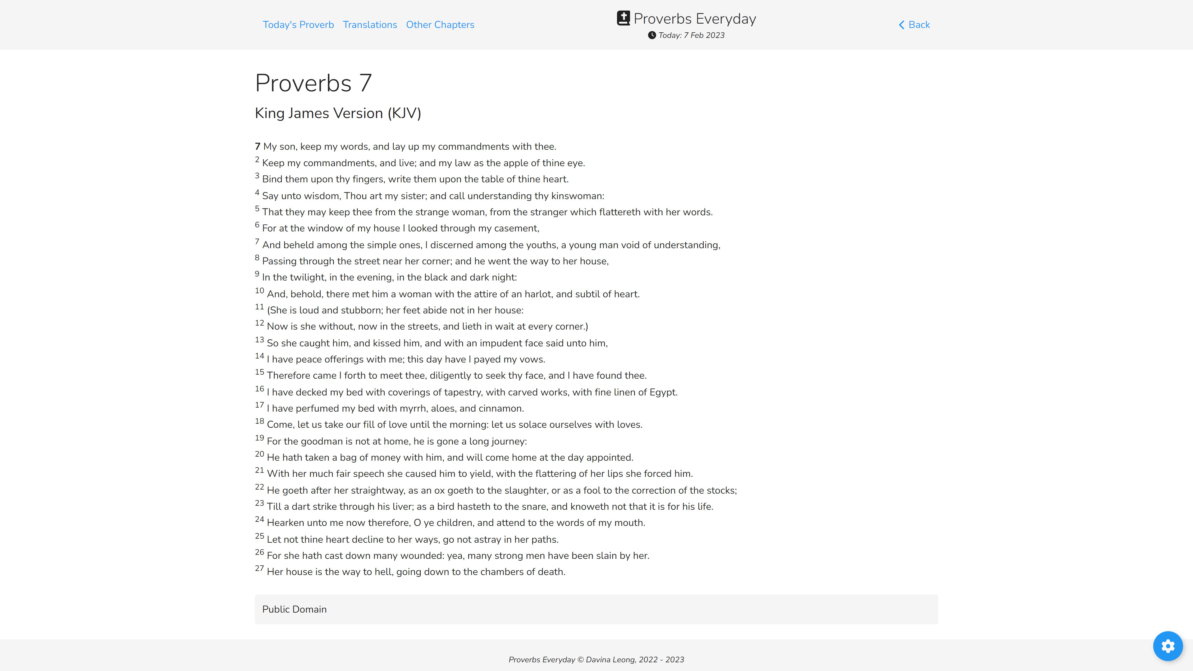 Proverbs Everyday